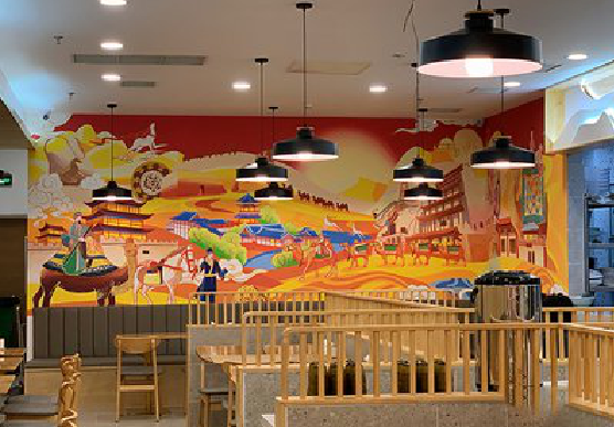 崇仁商业空间彩绘介绍。