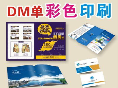 崇仁单页印刷，色彩搭配简单。